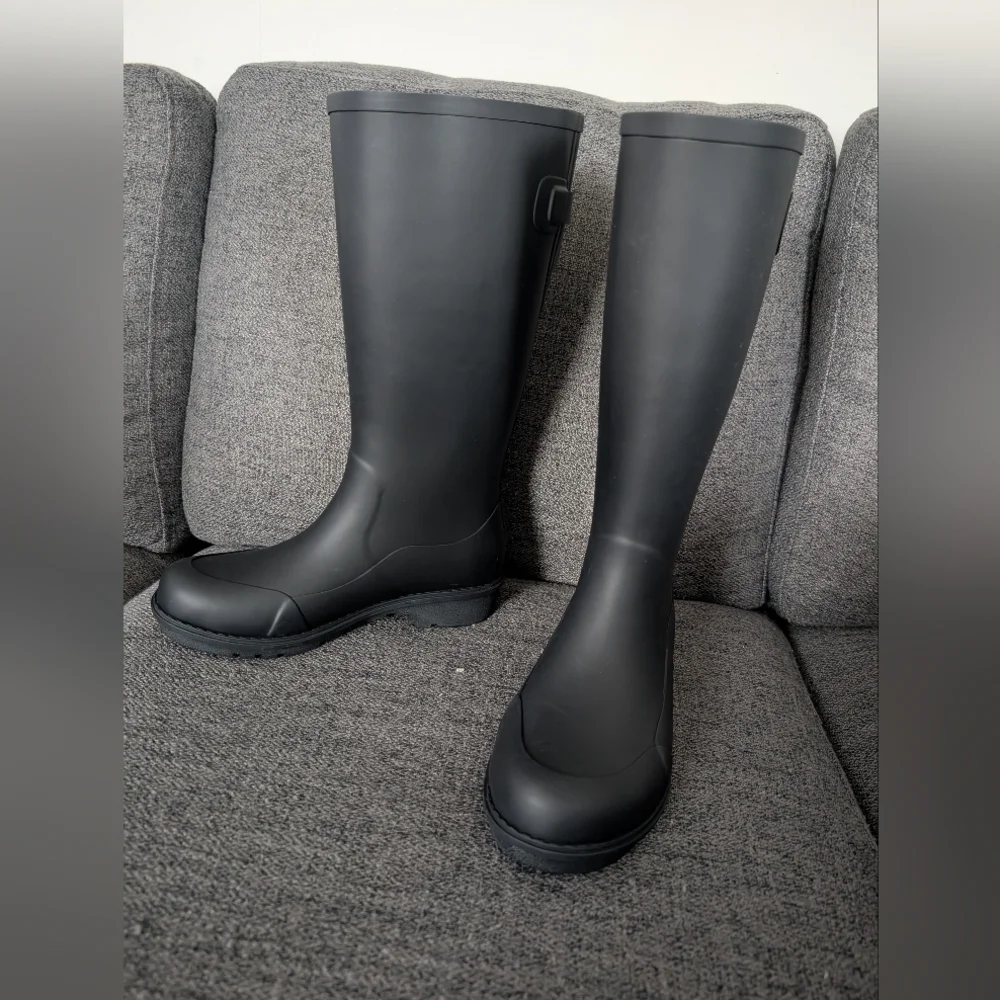 Fitflop Women's Tall Black Rain Boots